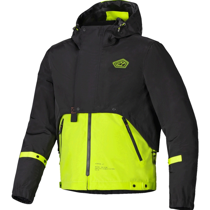 Alpinestars Mootant Waterproof Parka Motorradjacke schwarz-fluo gelb