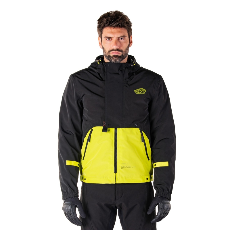 Alpinestars Mootant Waterproof Parka Motorradjacke schwarz-fluo gelb