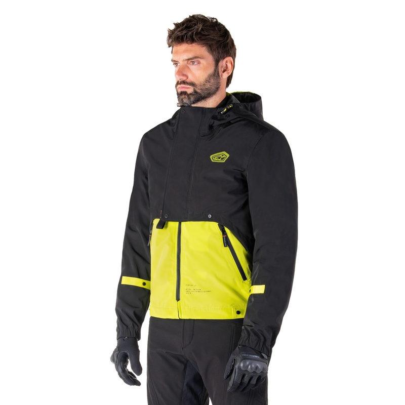 Alpinestars Mootant Waterproof Parka Motorradjacke schwarz-fluo gelb