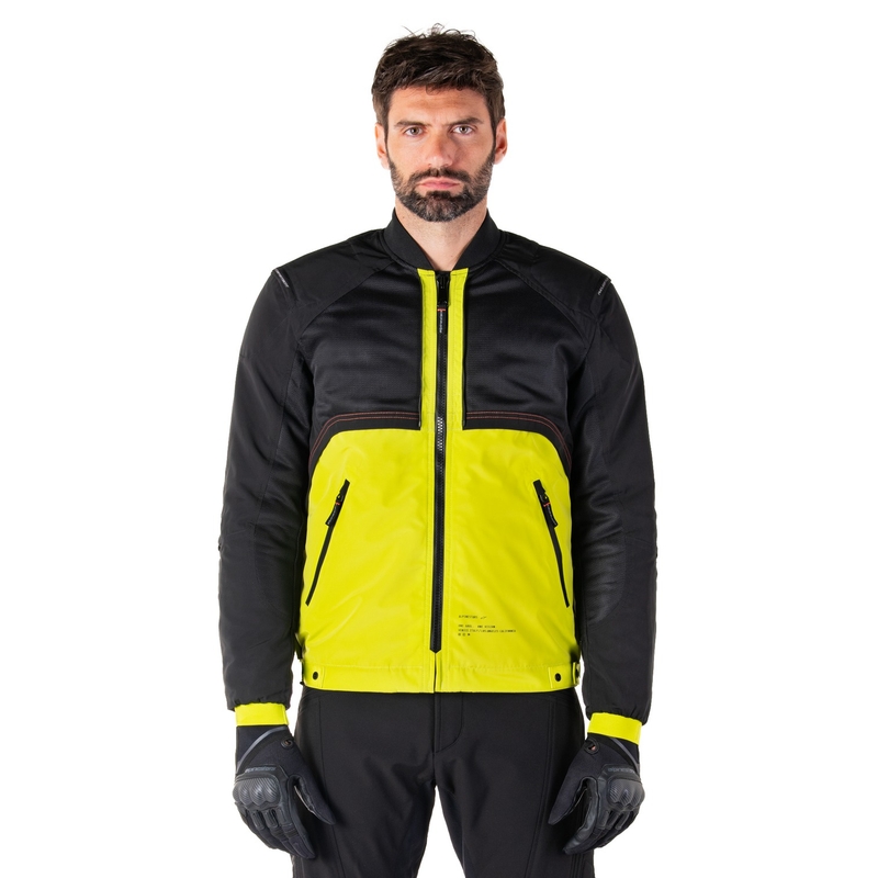 Alpinestars Mootant Waterproof Parka Motorradjacke schwarz-fluo gelb