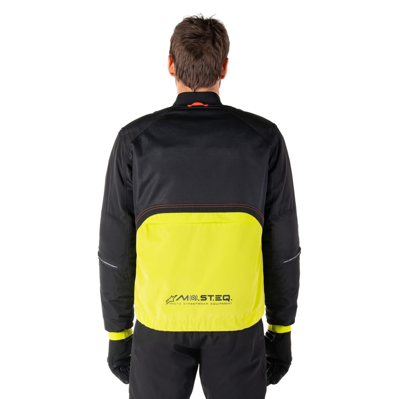 Alpinestars Mootant Waterproof Parka Motorradjacke schwarz-fluo gelb