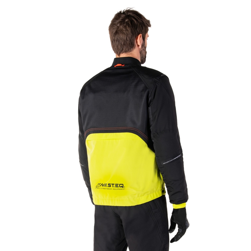 Alpinestars Mootant Waterproof Parka Motorradjacke schwarz-fluo gelb