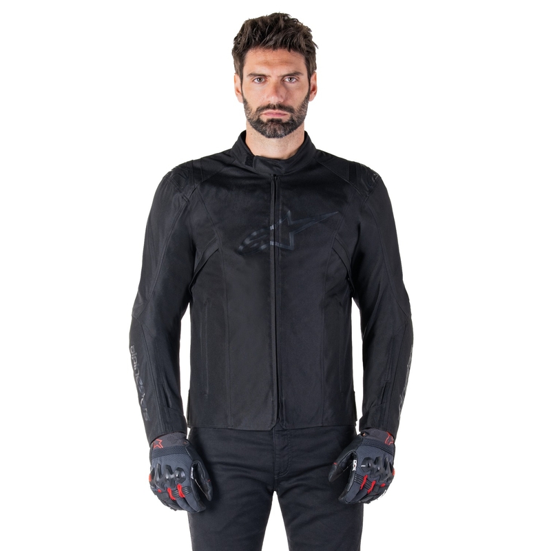 Alpinestars T-SPS 2 Wasserdichte Motorradjacke schwarz-schwarz