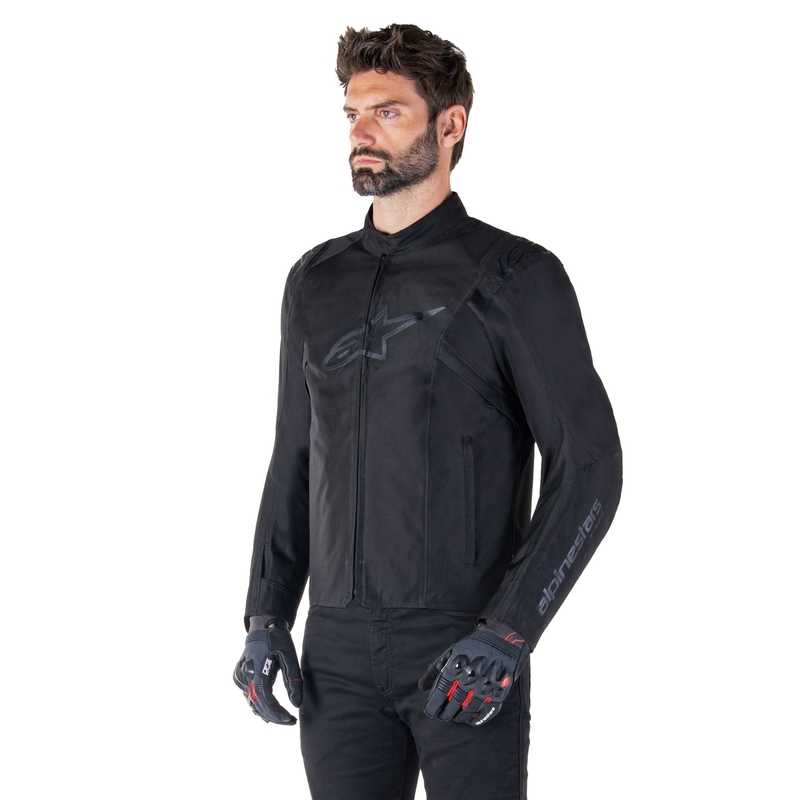 Alpinestars T-SPS 2 Wasserdichte Motorradjacke schwarz-schwarz