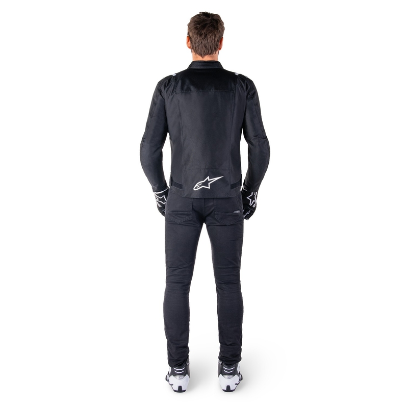 Alpinestars T-SPS 2 Wasserdichte Motorradjacke schwarz-weiß