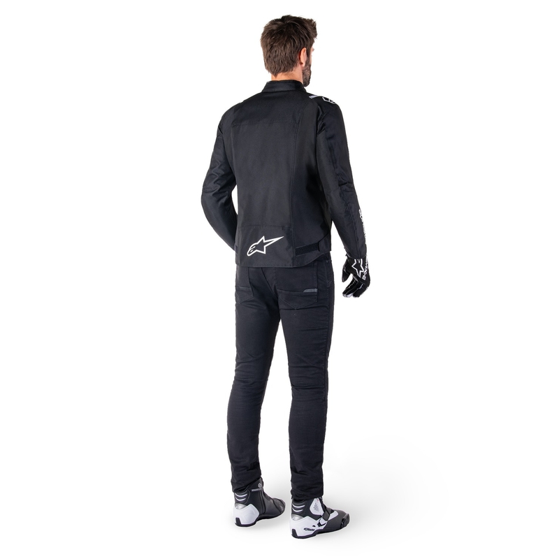 Alpinestars T-SPS 2 Wasserdichte Motorradjacke schwarz-weiß