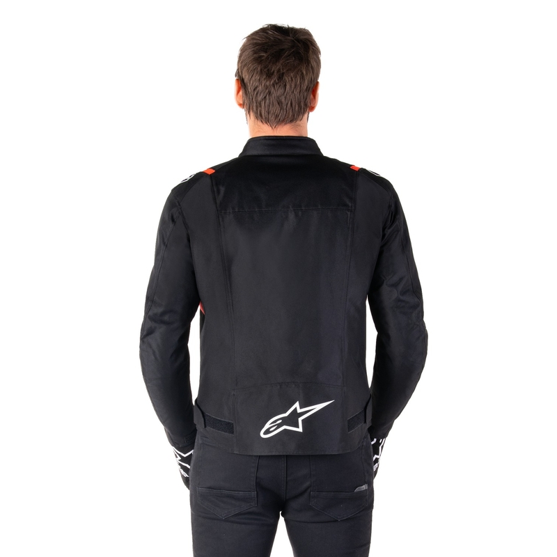 Alpinestars T-SPS 2 Wasserdichte Motorradjacke Schwarz-Weiß-Fluorot