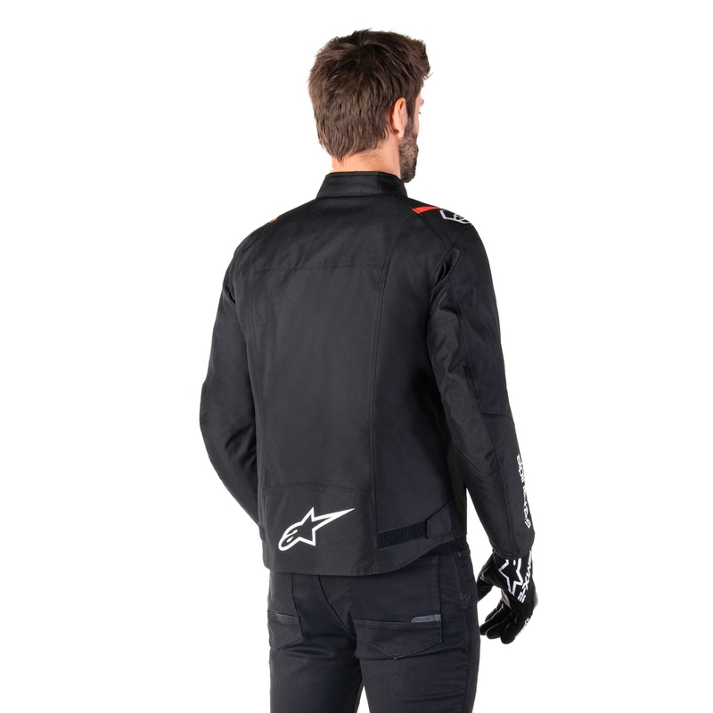 Alpinestars T-SPS 2 Wasserdichte Motorradjacke Schwarz-Weiß-Fluorot