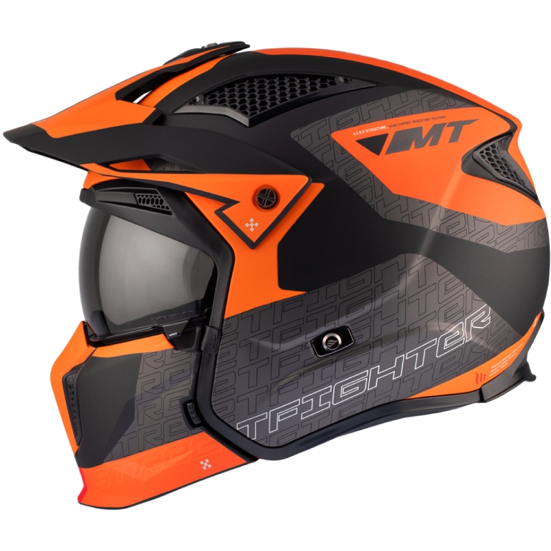 Jethelm MT Streetfighter SV Totem B4 schwarz-grau-orange