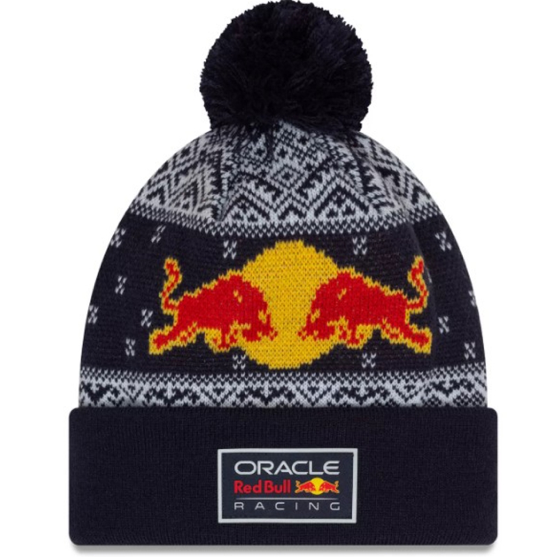 Red Bull Racing F1-Kappe mit dunkelblauem Bullenlogo