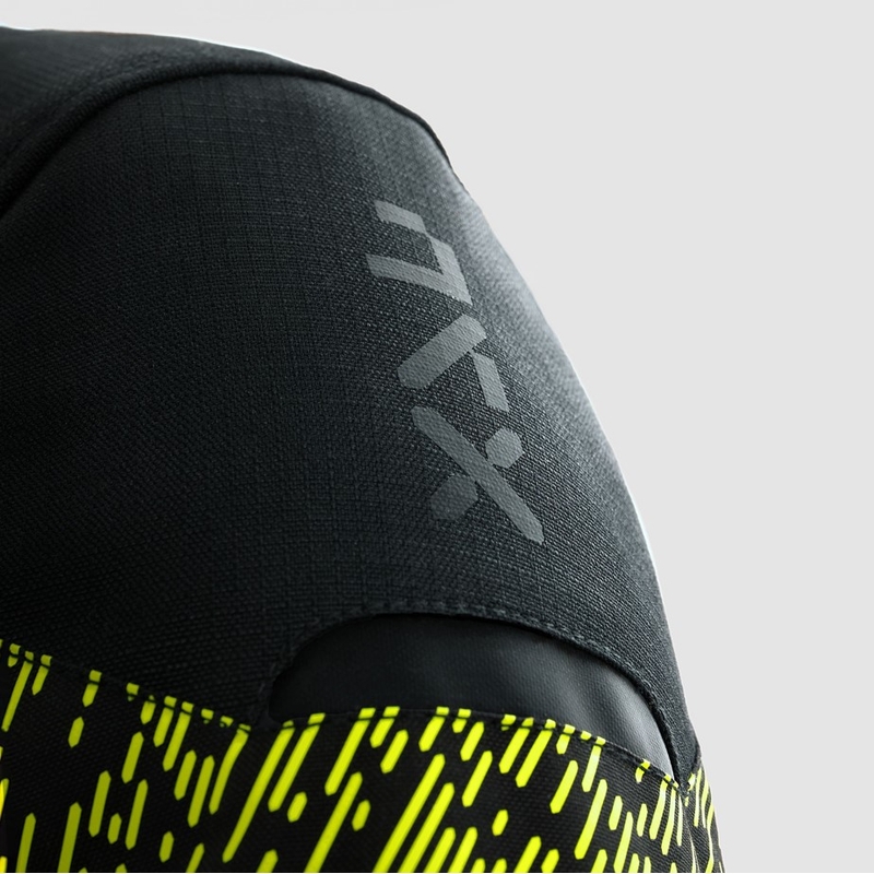 Rebelhorn Jax Motorradjacke schwarz-fluogelb