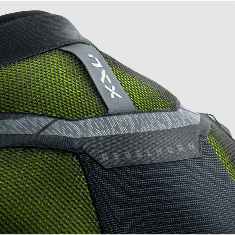 Rebelhorn Jax Motorradjacke schwarz-fluogelb