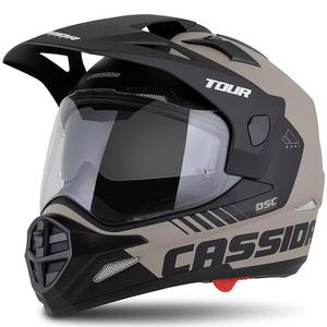 Enduro-Helm Cassida Tour 2.0 Dual matt sandschwarz