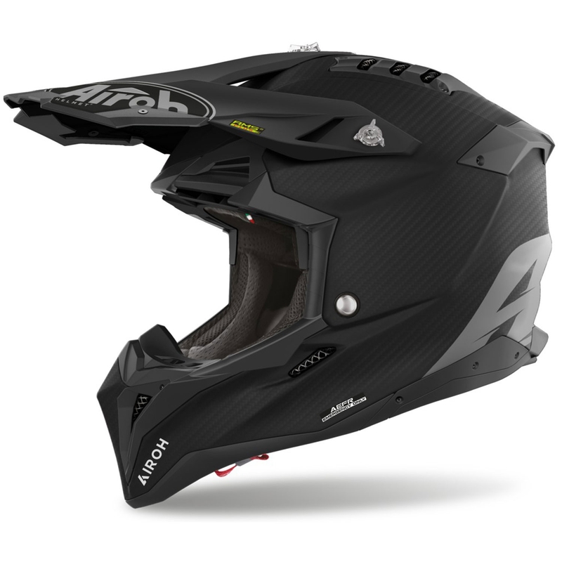 Motocross-Helm Airoh Aviator 3.0 Carbon matt schwarz