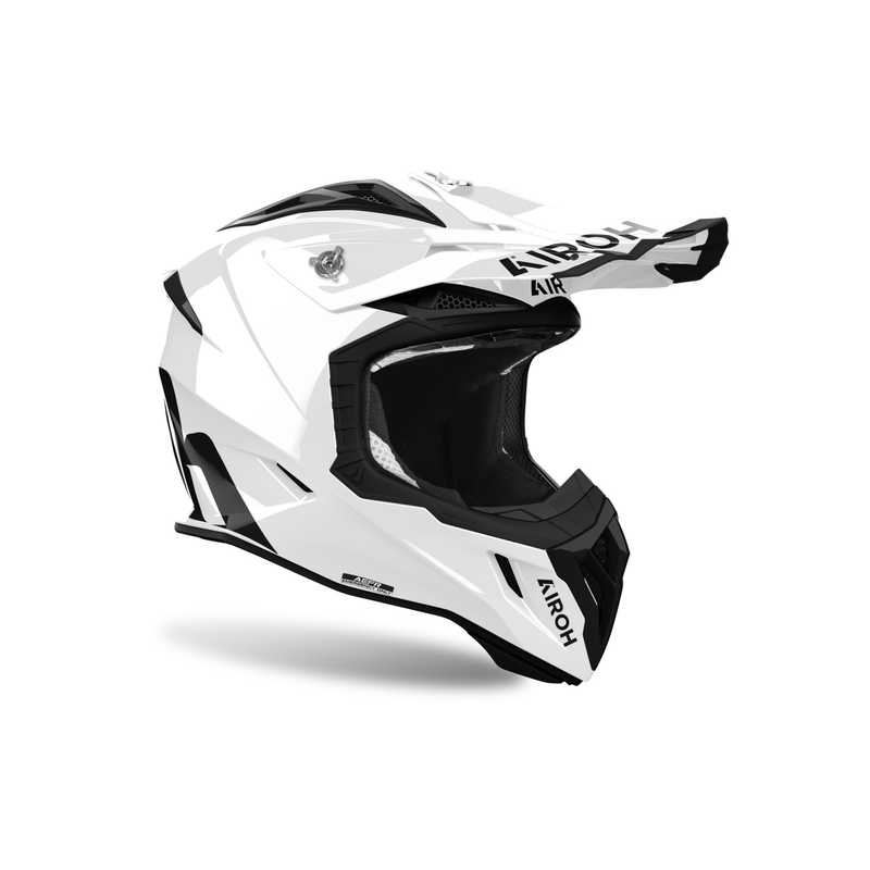 Motocross-Helm Airoh Aviator ACE 2 Farbe weiß glänzend | Motozem.de