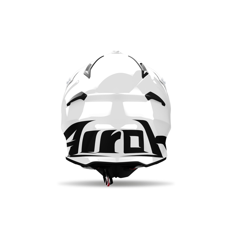 Motocross-Helm Airoh Aviator ACE 2 Farbe weiß glänzend