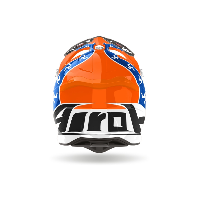 Airoh Strycker Hazzard Motocrosshelm orange Ausverkauf