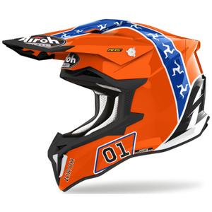 Airoh Strycker Hazzard Motocrosshelm orange Ausverkauf