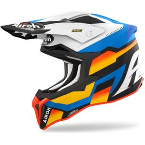 Motocross-Helm Airoh Strycker Glam blau matt Ausverkauf