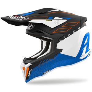 Motocross-Helm Airoh Strycker Skin blau matt Ausverkauf
