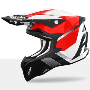 Motocross-Helm Airoh Strycker Blazer rot Ausverkauf