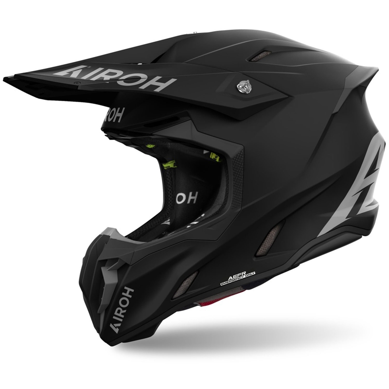Motocross-Helm Airoh Twist 3 Farbe mattschwarz