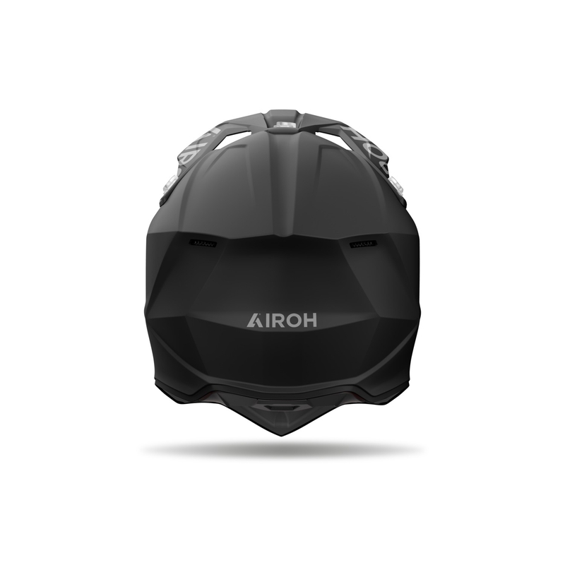 Motocross-Helm Airoh Wraaap Farbe schwarz matt