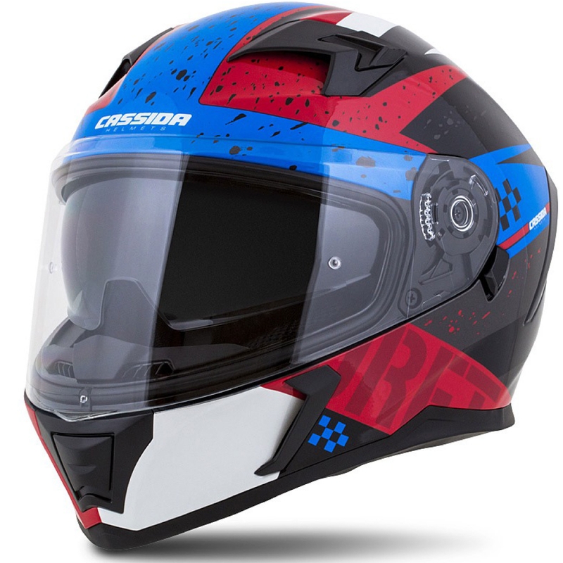 Integral Motorradhelm Cassida 3.0 DRFT rot-perlblau