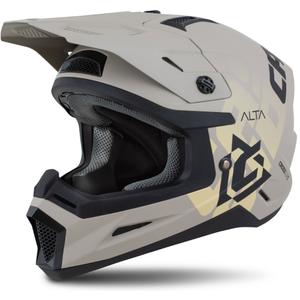 Motocross-Helm Cassida Cross Cup 2 Alta matt sandgrau