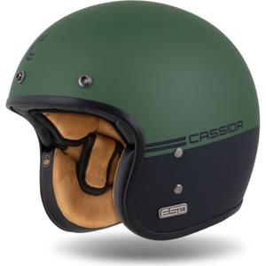 Jethelm Cassida Eso Super Hooligan schwarz matt-metallic grün