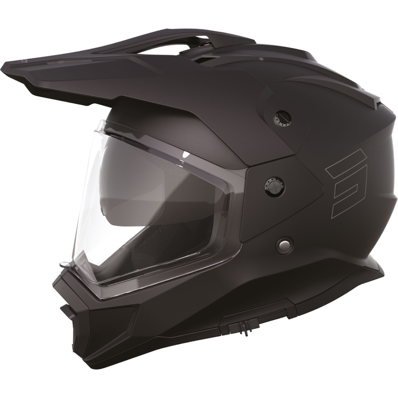 Enduro-Helm Shot Trek Max Vision Solid mattschwarz