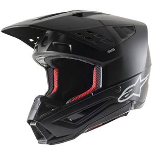 Alpinestars S-M5 Solid Motocross Helm Mattschwarz