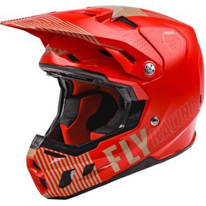 Motocross Helm FLY Racing Formula CC Primär rot-sand