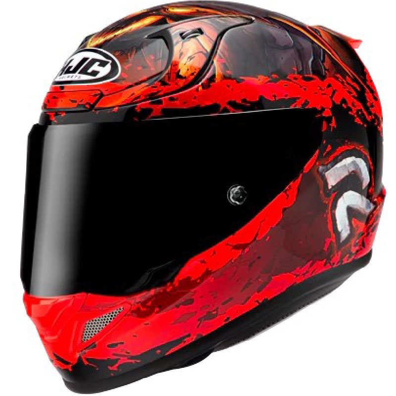 HJC RPHA 12 Diablo Blizzard roter Integralhelm Ausverkauf