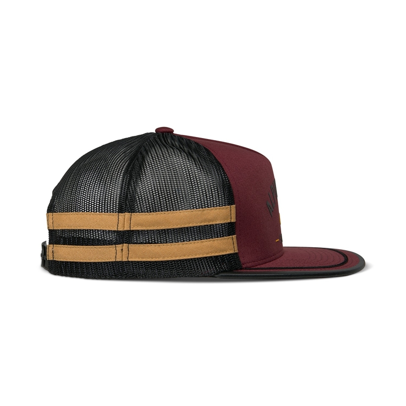 Alpinestars Backline Trucker Cap ziegelrot-schwarz-gold