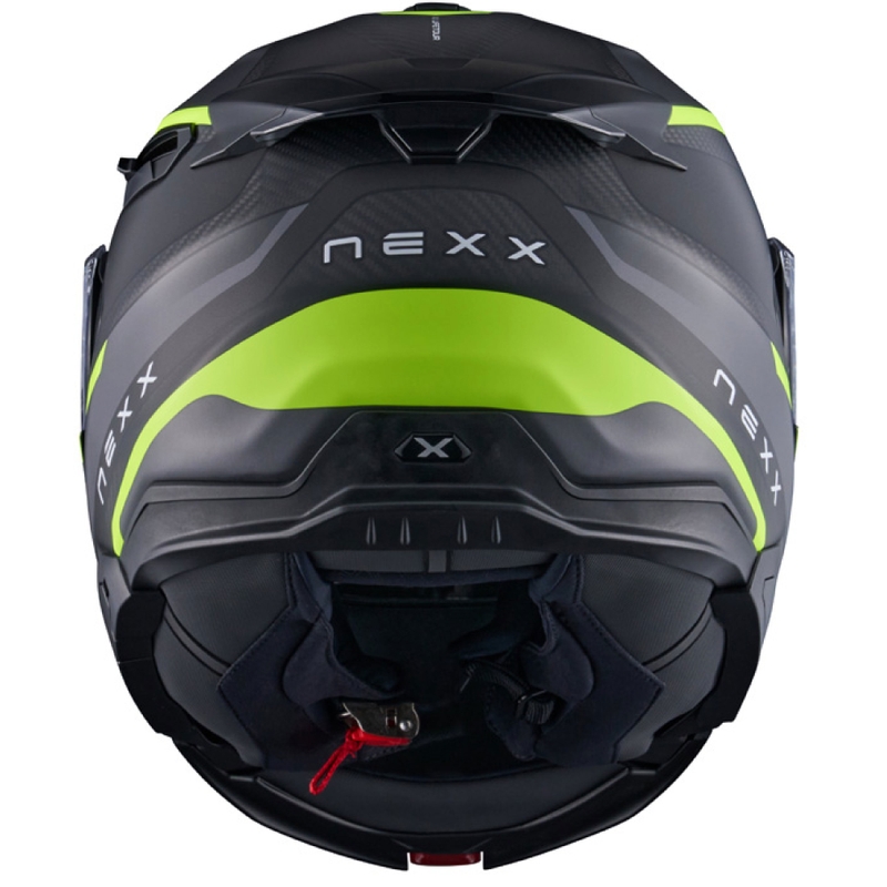 Klappbarer Motorradhelm Nexx X.Lifetour PRO Mile mattgrau-fluogelb Ausverkauf