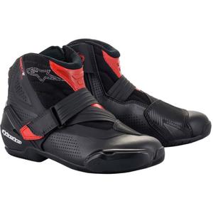 Alpinestars SMX-1 R belüftete Motorradstiefel schwarz-rot