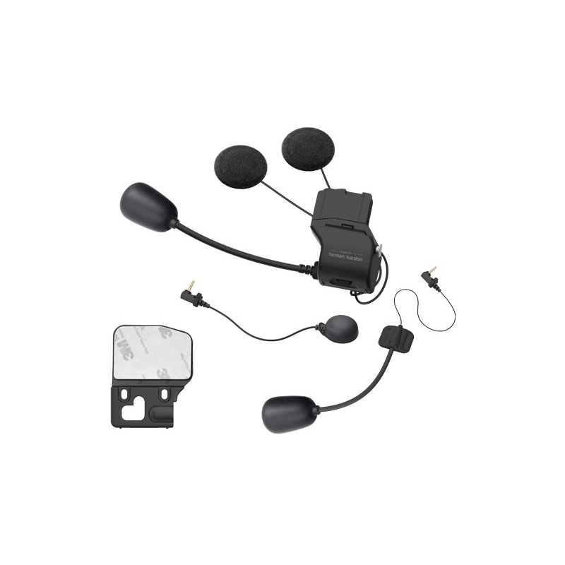 Helmhalter mit Zubehör für das 50S SOUND BY Harman Kardon Headset