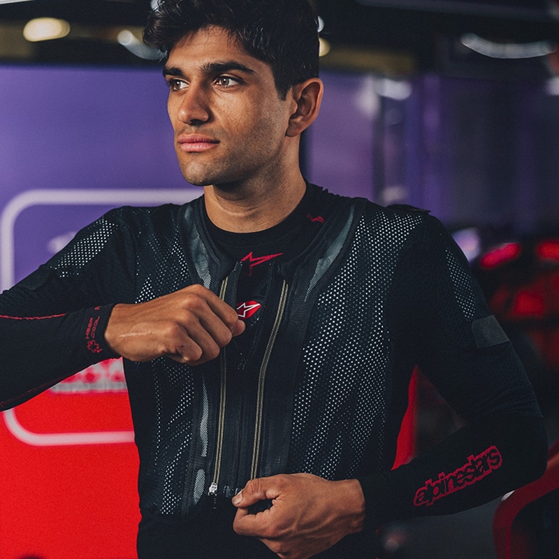 Alpinestars TECH-AIR®7X System Airbagweste schwarz-rot