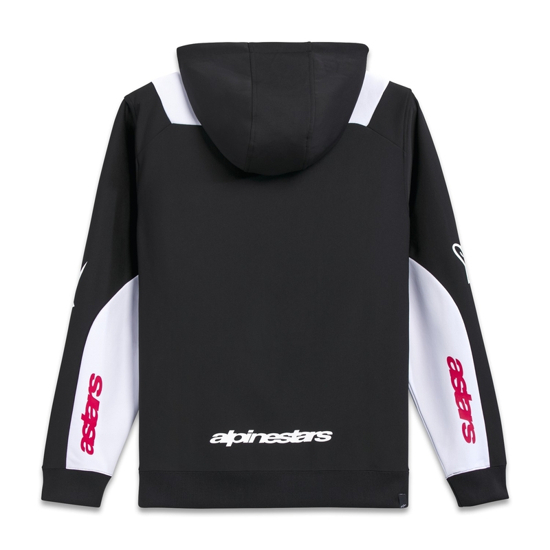 Alpinestars Sessions 3 Hoodie schwarz-weiß-rot