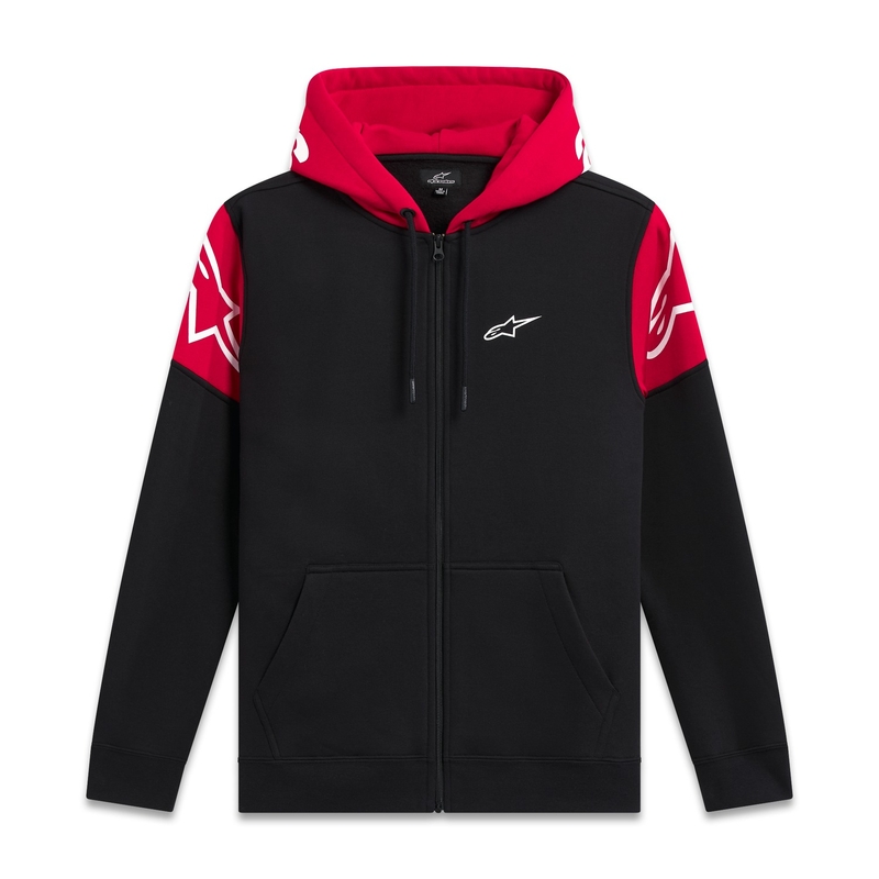 Alpinestars Velocity Hoodie schwarz-rot