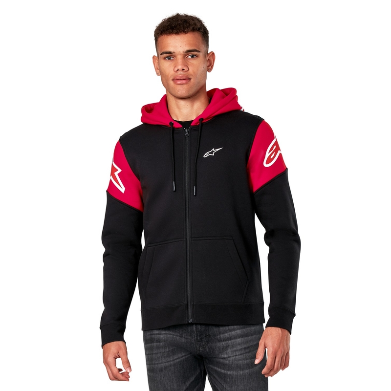 Alpinestars Velocity Hoodie schwarz-rot