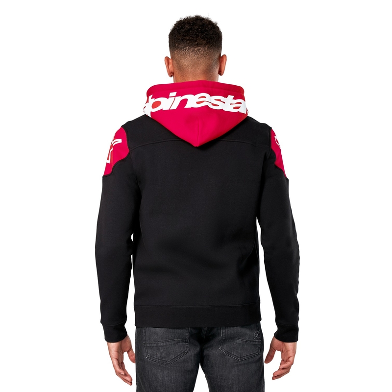 Alpinestars Velocity Hoodie schwarz-rot