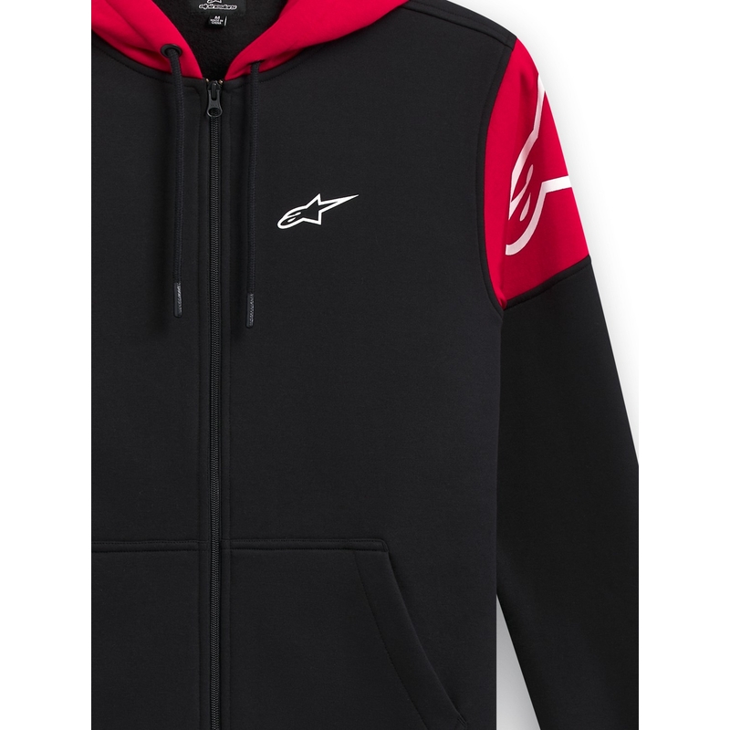 Alpinestars Velocity Hoodie schwarz-rot