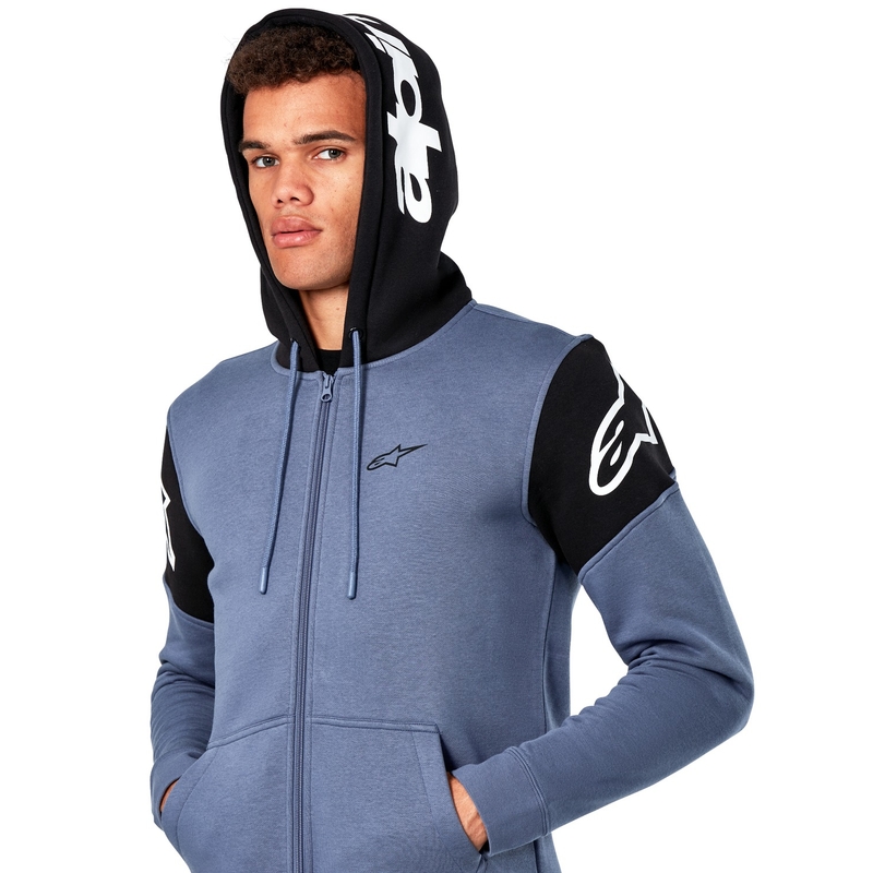 Alpinestars Velocity Hoodie blau-schwarz