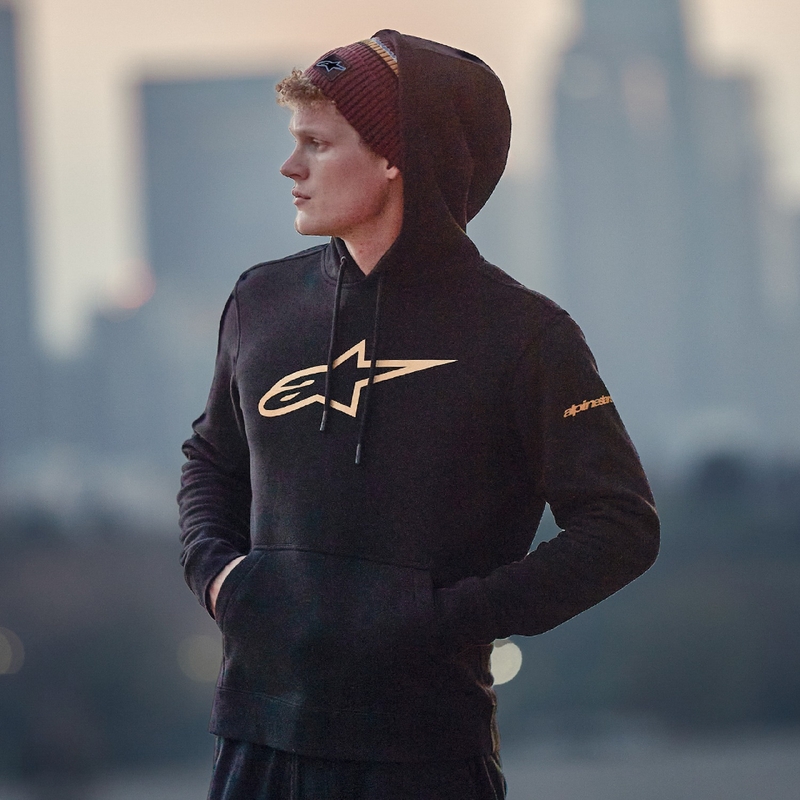 Alpinestars Gilded Hoodie schwarz-gold