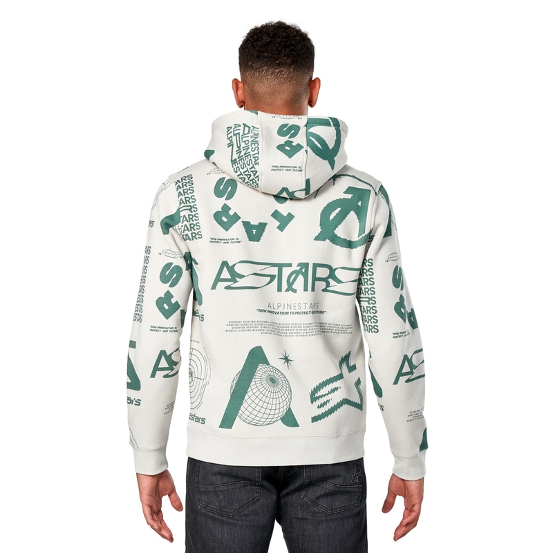 Alpinestars Determinant Hoodie weiß cremefarben
