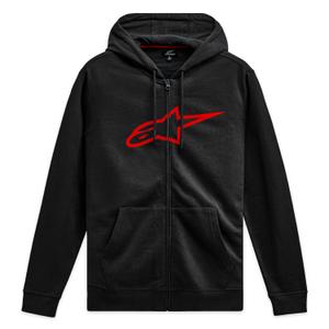 Alpinestars Ageless Zip Hoodie 3 schwarz-rot