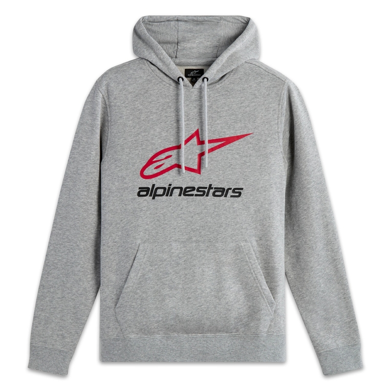 Alpinestars Always Hoodie 3 grau-rot-schwarz