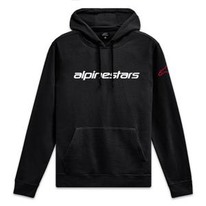 Alpinestars Wordmark Hoodie 3 schwarz-weiß-rot